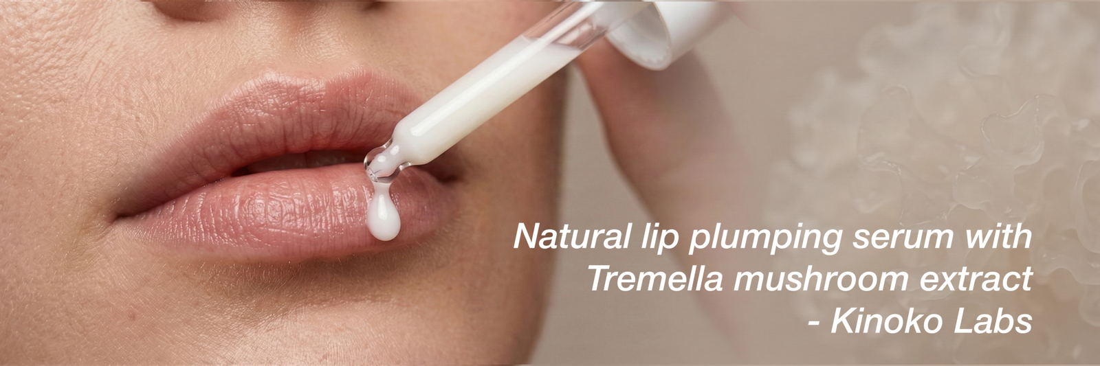 Kinoko Labs Natural Lip Plumping Serum — Tremella Mushroom Extract